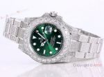Rolex Submariner Green Dial Iced Out Watch Best Chinese Replica Watches